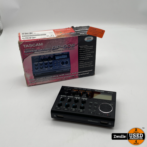 Tascam DP-006 Digital Pocketstudio 6-track multitrack-recorder