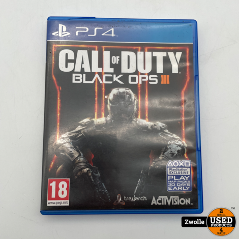 Playstation 4 game |  Black ops III