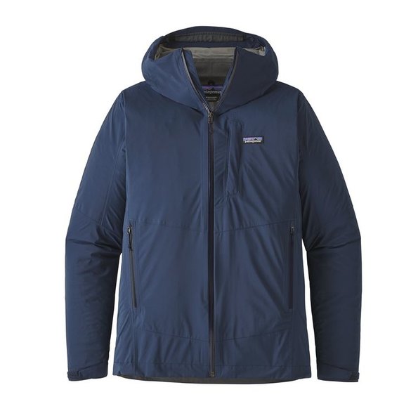 Patagonia Stretch Rainshadow Jacket Classic Navy Behind the Pines