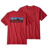 Patagonia Patagonia M's P-6 Logo Responsibili-Tee Fire Patagonia Patagonia M's P-6 Logo Responsibili-Tee Fire
