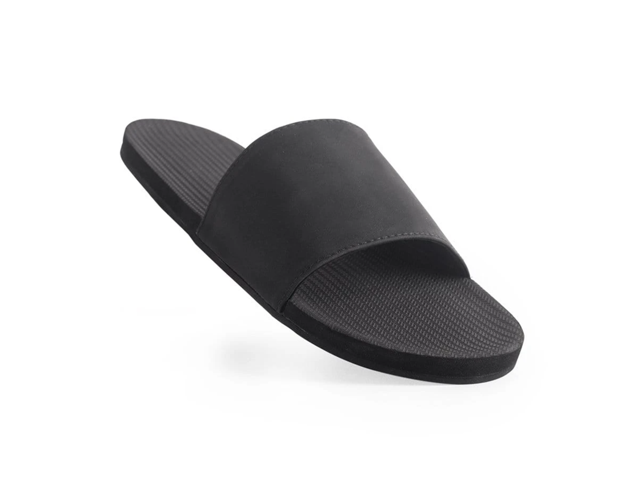 Indosole Men's ESSNTLS Slides Black - Behind the Pines