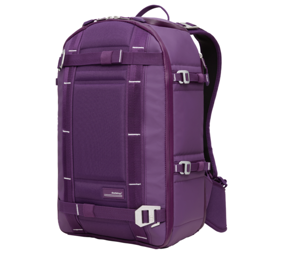 purple clear backpack
