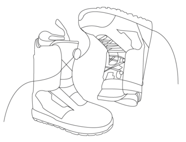 Snowboard boots