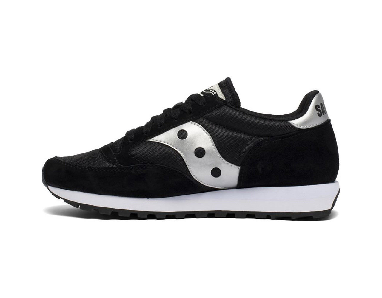 saucony jazz black silver