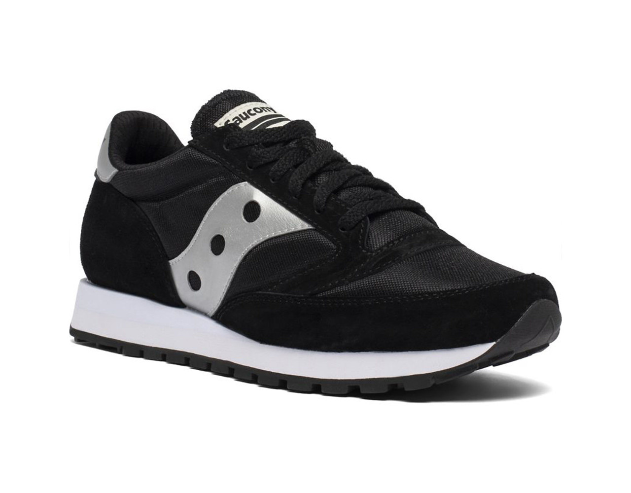 saucony jazz black silver