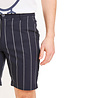 Knowledge Cotton Apparel KnowledgeCotton Apparel Chuck Pin Striped Shorts Total Eclipse Knowledge Cotton Apparel KnowledgeCotton Apparel Chuck Pin Striped Shorts Total Eclipse