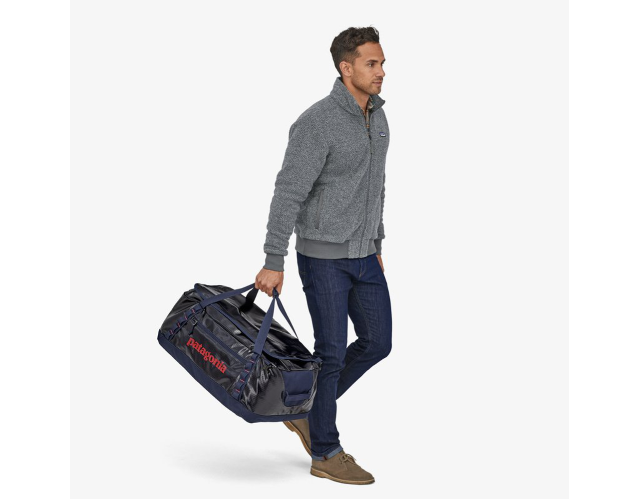Patagonia Black Hole Duffel 55L Classic Navy Behind The Pines