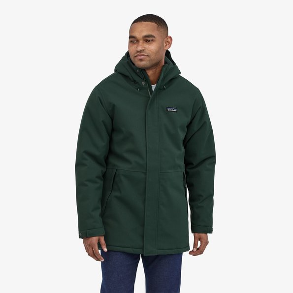 Patagonia Mens Lone Mountain Parka Northern Green - Behind the Pines