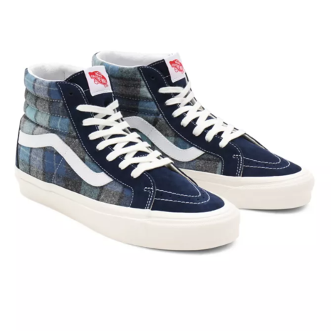 high top plaid vans