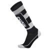 Mons Royale Mons Royale Tech Merino Cushion Socks Snow Black / Grey Mons Royale Mons Royale Tech Merino Cushion Socks Snow Black / Grey