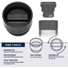 Yeti Yeti Rambler Bottle Hotshot Cap Black Yeti Yeti Rambler Bottle Hotshot Cap Black