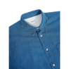 Universal Works Universal Works Humber Shirt Indigo Seersucker Universal Works Universal Works Humber Shirt Indigo Seersucker