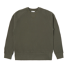 Universal Works Universal Works Mr K Crew Sweatshirt Waffle Green Universal Works Universal Works Mr K Crew Sweatshirt Waffle Green