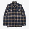 Patagonia Patagonia M's L/S Organic Cotton MW Fjord Flannel Shirt North Line: New Navy Patagonia Patagonia M's L/S Organic Cotton MW Fjord Flannel Shirt North Line: New Navy