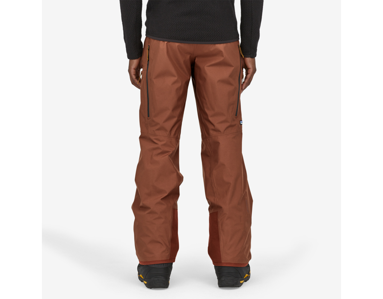 Patagonia M's Powder Town Pants Lichen Basin Green Behind the Pines