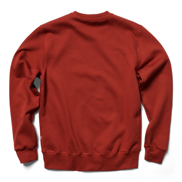 Behind The Pines Behind The Pines Organic Heavy Crewneck Brick Behind The Pines Behind The Pines Organic Heavy Crewneck Brick