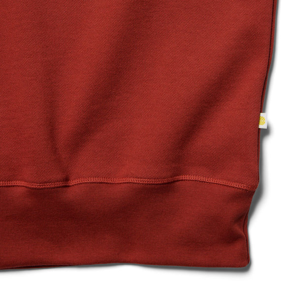 Behind The Pines Behind The Pines Organic Heavy Crewneck Brick Behind The Pines Behind The Pines Organic Heavy Crewneck Brick