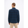 KnowledgeCotton Apparel KnowledgeCotton Apparel Classic Checked Cotton Overhirt Black Jet KnowledgeCotton Apparel KnowledgeCotton Apparel Classic Checked Cotton Overhirt Black Jet