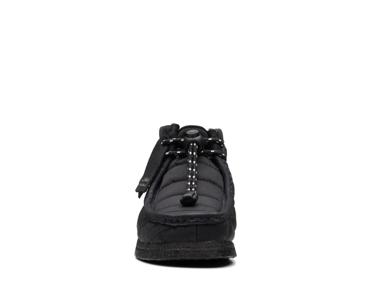 Clarks Originals Wallabee Boot Black Quilted Behind the Pines