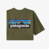 Patagonia Patagonia P-6 Logo Responsibili-Tee Wyoming Green Patagonia Patagonia P-6 Logo Responsibili-Tee Wyoming Green