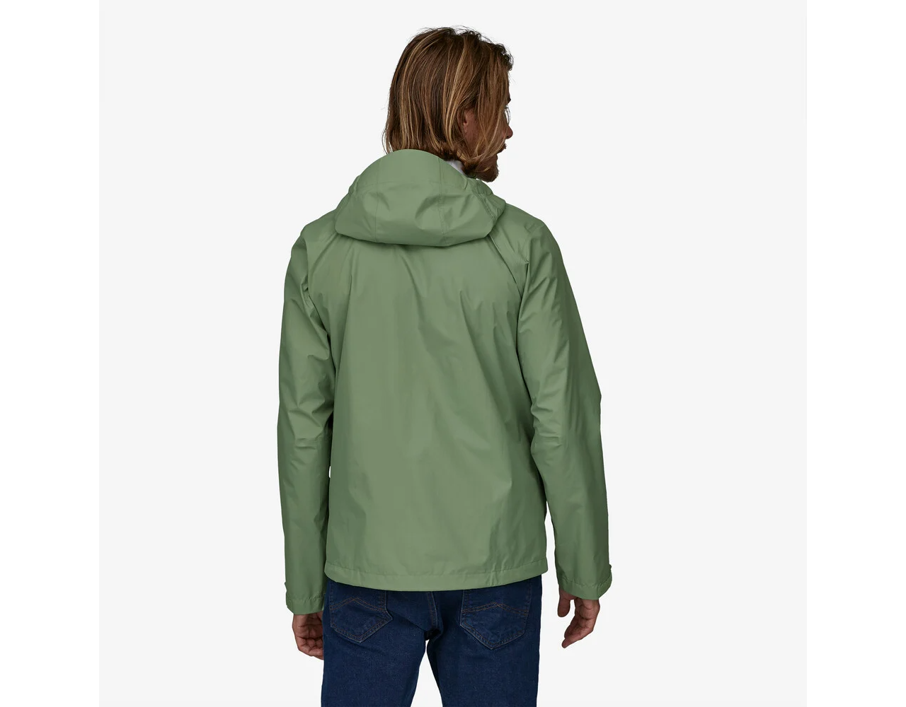 Patagonia M's Torrentshell 3L Jacket Sage Khaki Behind the Pines