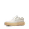 Clarks Clarks Ashcott Cup Off White Suede Clarks Clarks Ashcott Cup Off White Suede