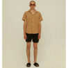 OAS OAS Camel Layer Zig Terry Shirt OAS OAS Camel Layer Zig Terry Shirt