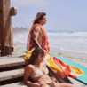 Slowtide Slowtide Sun Dazed Beach Towel Red Slowtide Slowtide Sun Dazed Beach Towel Red