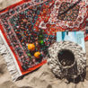 Slowtide Slowtide Haven Beach Towel Burgundy Slowtide Slowtide Haven Beach Towel Burgundy