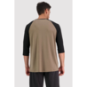 Mons Royale Mons Royale Tarn Merino Shift Raglan 3/4 Walnut / Black Mons Royale Mons Royale Tarn Merino Shift Raglan 3/4 Walnut / Black