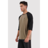 Mons Royale Mons Royale Tarn Merino Shift Raglan 3/4 Walnut / Black Mons Royale Mons Royale Tarn Merino Shift Raglan 3/4 Walnut / Black