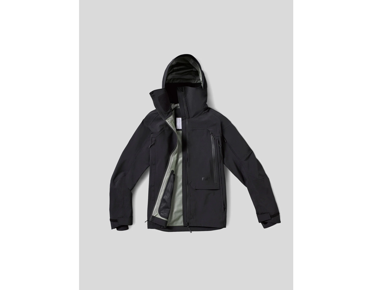 FW Apparel Manifest Tour 3L Jacket Slate Black - Behind the Pines