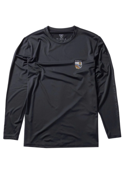 Vissla Vissla Easy Seas Eco Longsleeve Lycra Black Vissla Vissla Easy Seas Eco Longsleeve Lycra Black