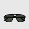 Monokel Monokel Jet Black Green Solid Lens Monokel Monokel Jet Black Green Solid Lens