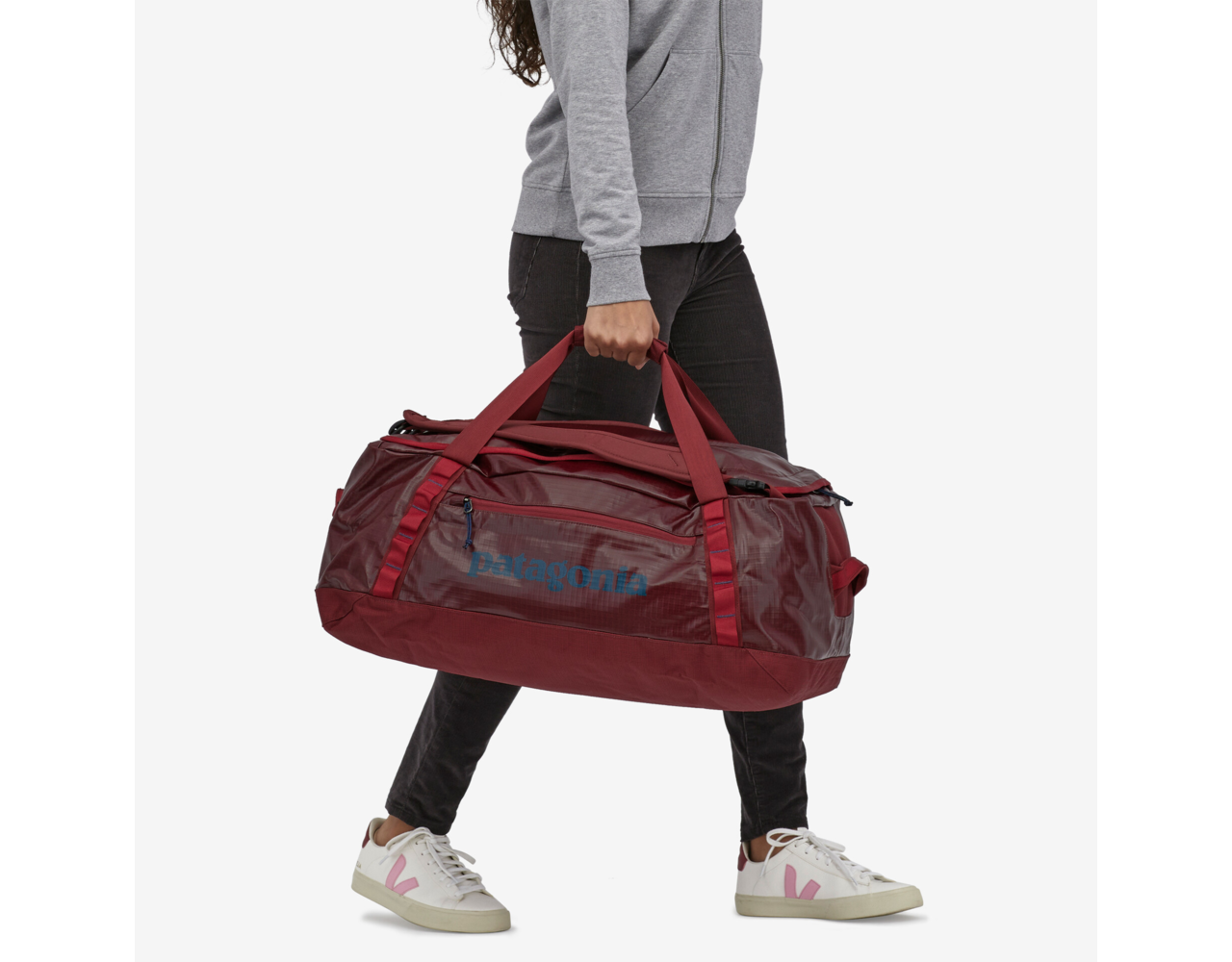 Patagonia Black Hole Duffle 55L Wax Red Behind the Pines