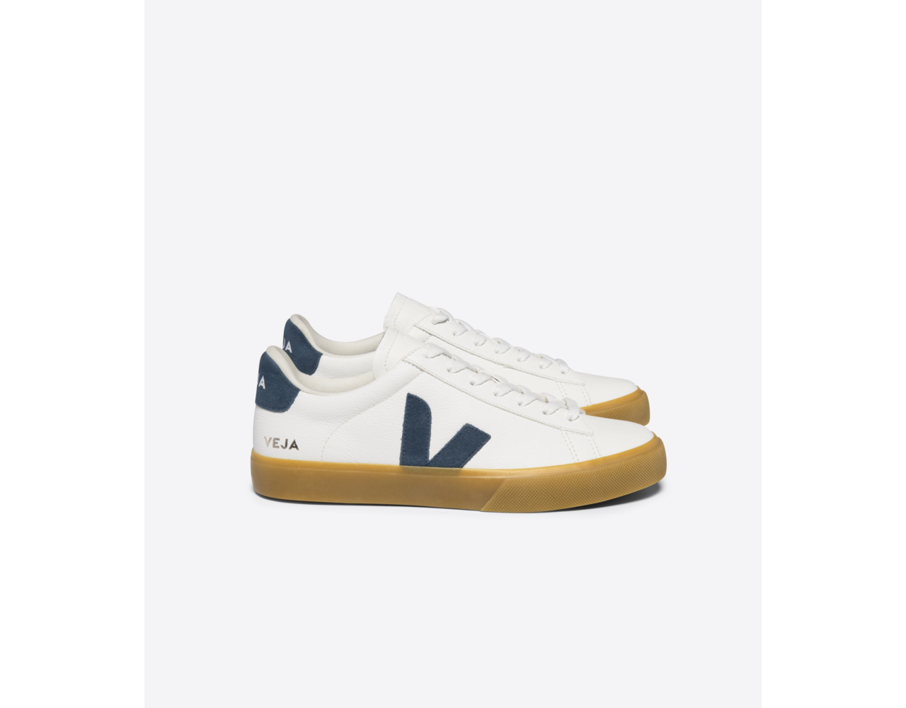 Veja Campo Chromefree Leather Extra White / California Natural Behind