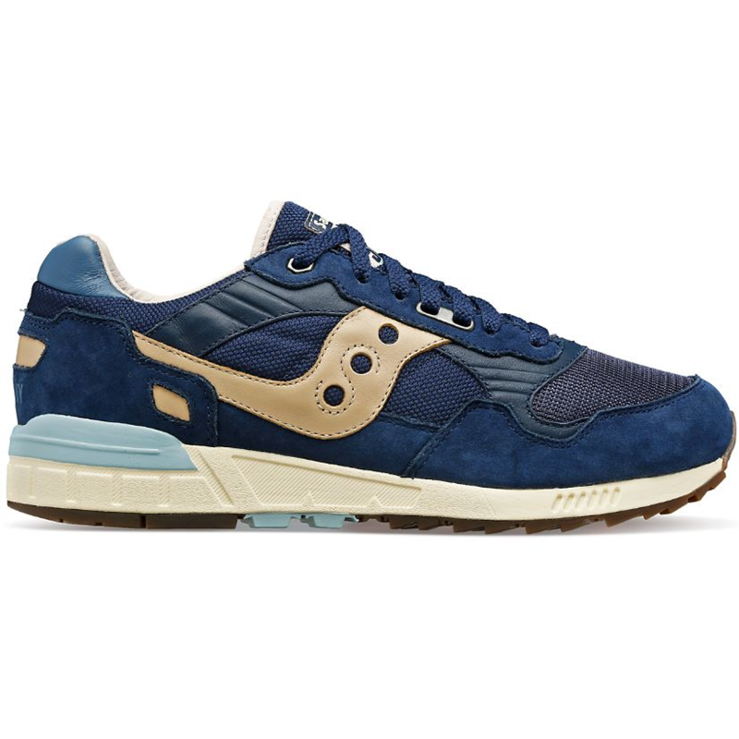 Saucony Shadow 5000 Navy Blue Behind the Pines