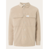 KnowledgeCotton Apparel Knowledge Cotton Apparel Corduroy Overshirt Light Feather Gray KnowledgeCotton Apparel Knowledge Cotton Apparel Corduroy Overshirt Light Feather Gray