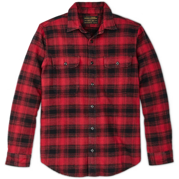 Filson Filson Vintage Flannel Workshirt Red Oak Ombre Filson Filson Vintage Flannel Workshirt Red Oak Ombre