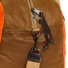 Filson Filson Tin Cloth Medium Duffel Bag Dark Tan / Flame Filson Filson Tin Cloth Medium Duffel Bag Dark Tan / Flame