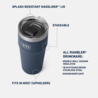 Yeti Yeti Rambler 16 Oz Pint Stainless Steel Yeti Yeti Rambler 16 Oz Pint Stainless Steel