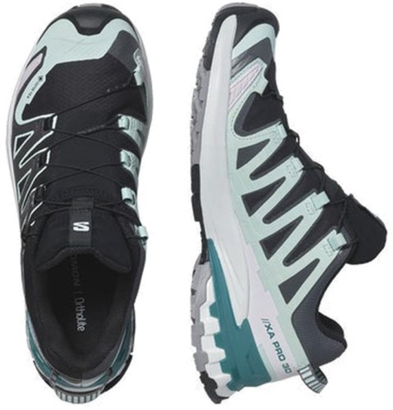 Salomon Salomon XA Pro 3D V9 GTX Women Black / Bleached Aqua / Harbor Blue Salomon Salomon XA Pro 3D V9 GTX Women Black / Bleached Aqua / Harbor Blue