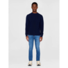 KnowledgeCotton Apparel KnowledgeCotton Apparel O-Neck Merino Wool Rib Knit Total Eclipse KnowledgeCotton Apparel KnowledgeCotton Apparel O-Neck Merino Wool Rib Knit Total Eclipse