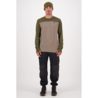 Mons Royale Mons Royale Mens Yotei LS Dark Olive / Walnut Mons Royale Mons Royale Mens Yotei LS Dark Olive / Walnut
