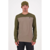 Mons Royale Mons Royale Mens Yotei LS Dark Olive / Walnut Mons Royale Mons Royale Mens Yotei LS Dark Olive / Walnut