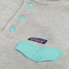 Patagonia Patagonia W's LW Synch Snap-T Pullover Oatmeal Heather Teal Patagonia Patagonia W's LW Synch Snap-T Pullover Oatmeal Heather Teal