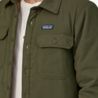 Patagonia Patagonia Mens Insulated Organic MW Fjord Flannel Basin Green Patagonia Patagonia Mens Insulated Organic MW Fjord Flannel Basin Green