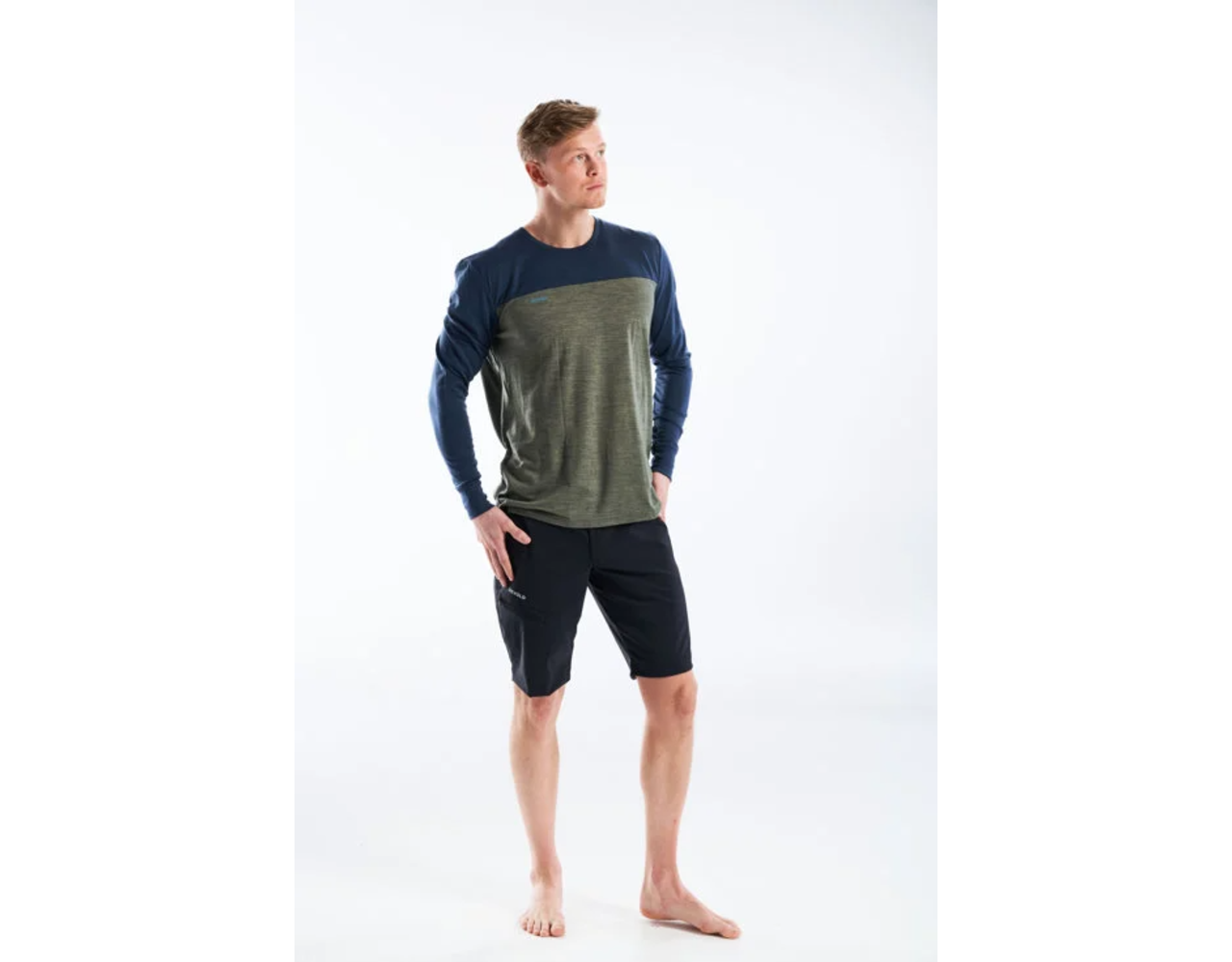 Devold Hiking LS Shirt - Mens - Lichen / Night