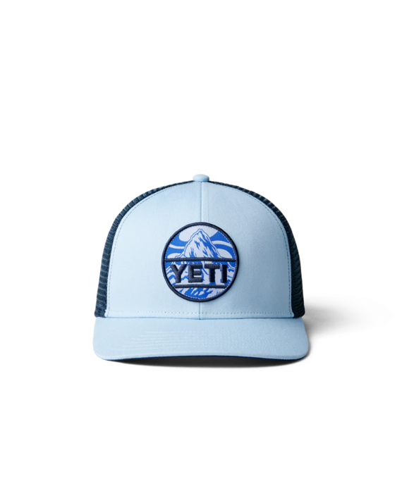 Yeti Logo Badge Trucker Hat - Khaki One Size