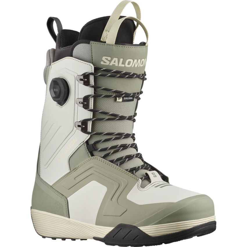 Salomon Dialogue Lace SJ BOA Oyster Mushroom / Shadow / Aloe Wash 2024 -  Behind the Pines